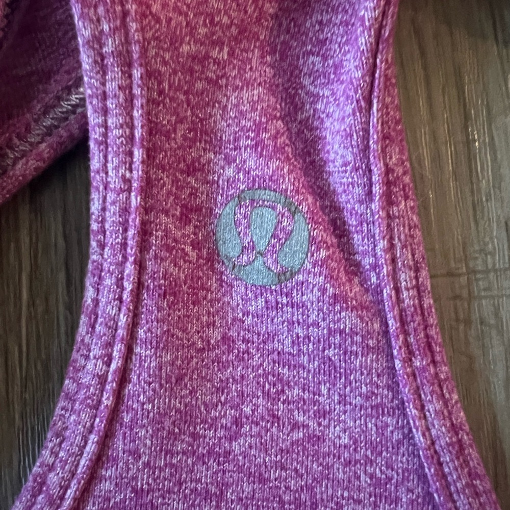 Lululemon Shirt Tank Top Womens Size 4 Purple Sleeveless Running Swiftly Tech